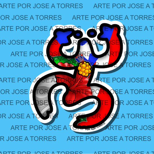 Pegatina De Puerto Rico