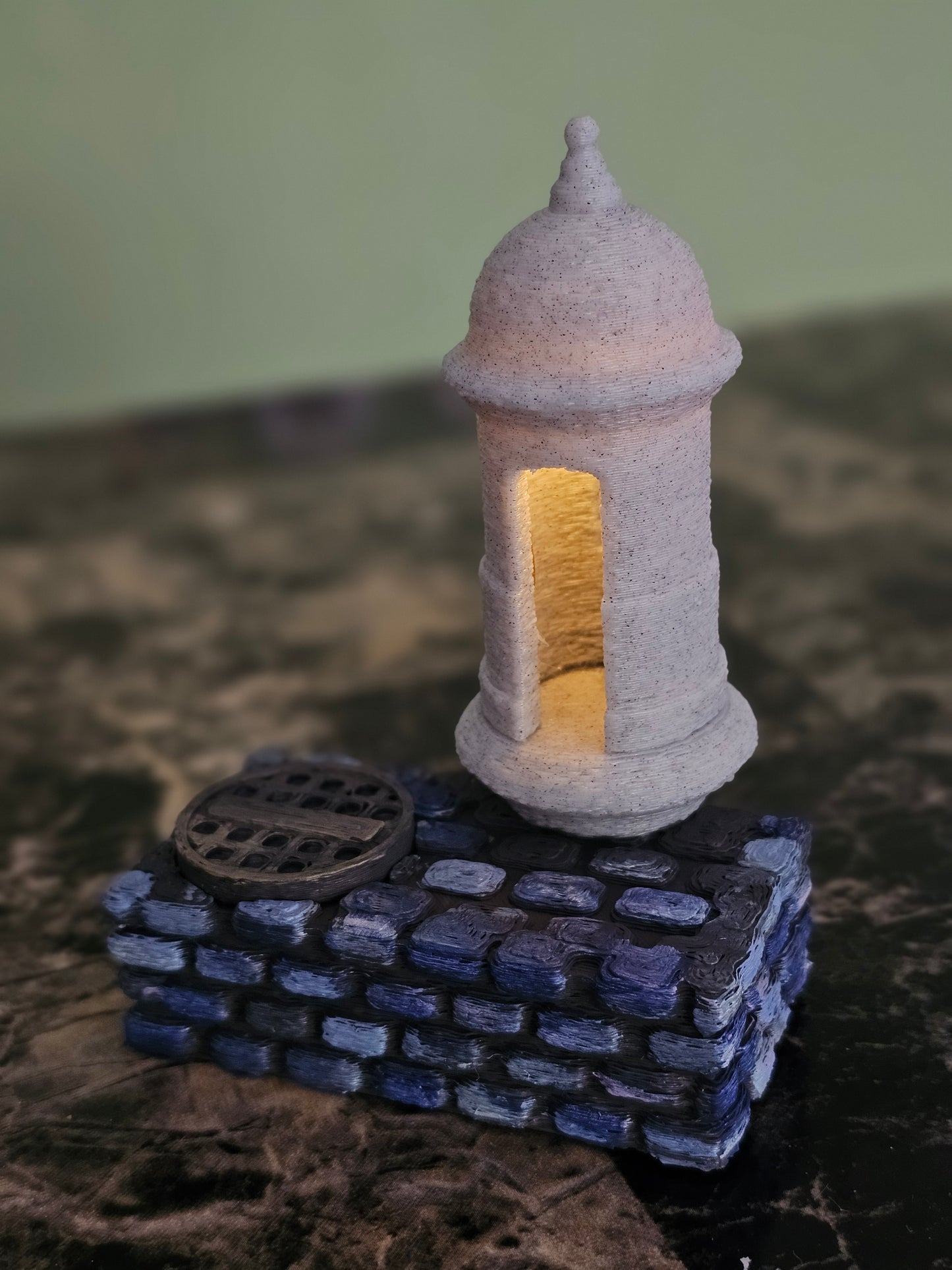 Lampara de las garita del viejo san juan