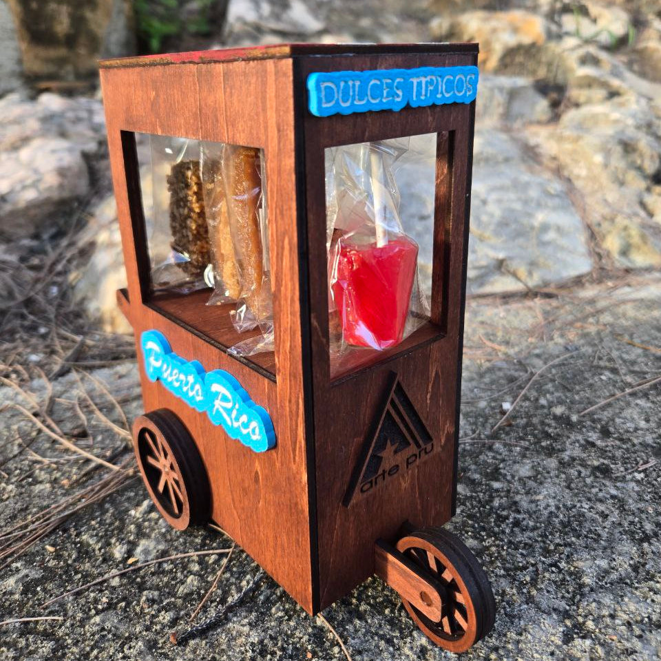 Carrito de Piragua con Dulce Tipicos