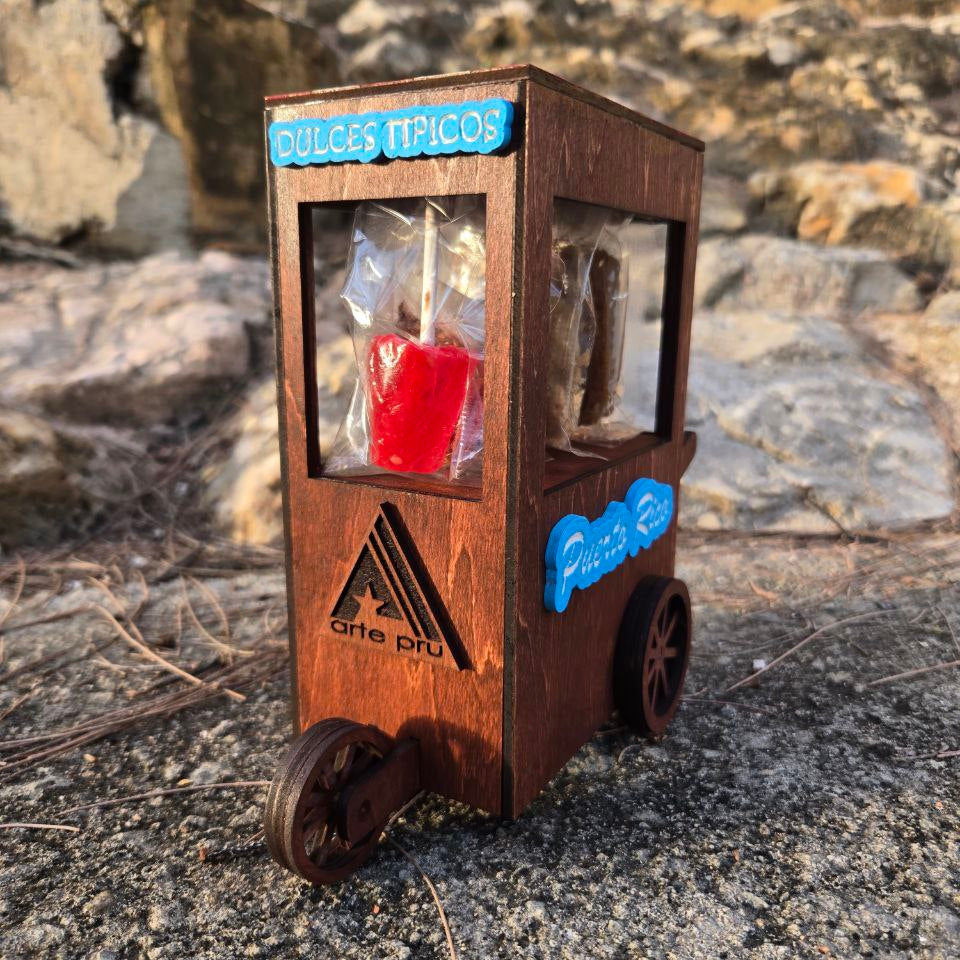 Carrito de Piragua con Dulce Tipicos