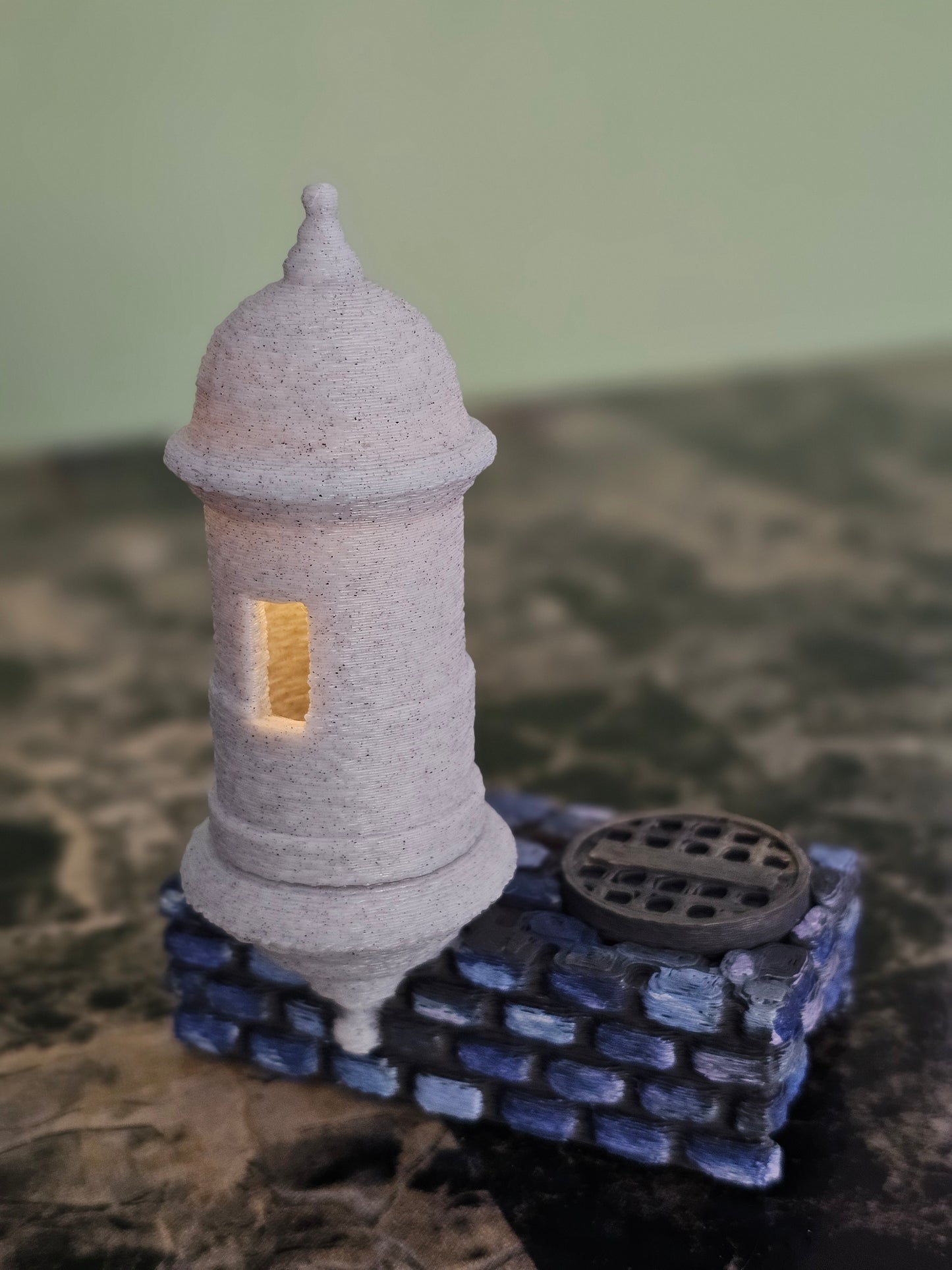 Lampara de las garita del viejo san juan