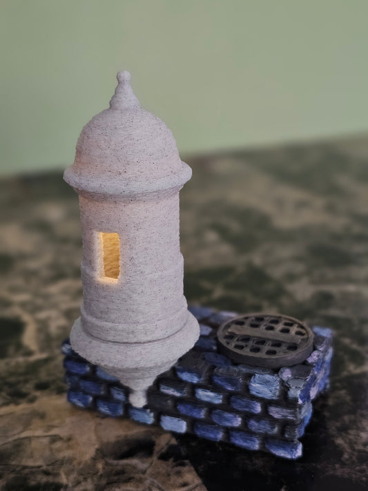 Lampara de las garita del viejo san juan