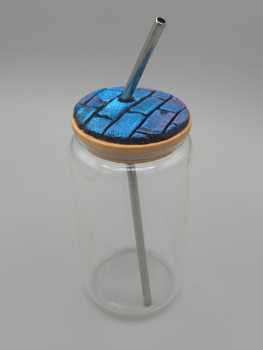 Vaso con Arte a Mano