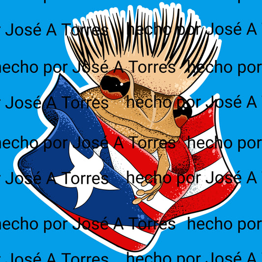 Pegatina De Puerto Rico